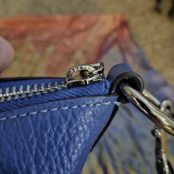 Coach Periwinkle ABBY Leather Shoulder Bag - Picture 12 of 15